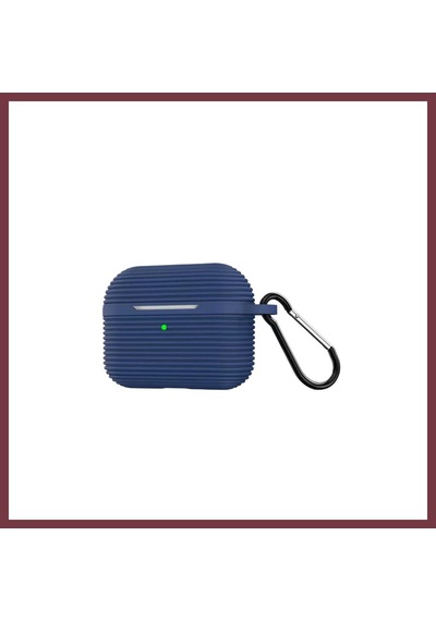 Storeşahin Apple Uyumlu AirPods Pro 3 3.nesil Raven Silikon Kılıf - Lacivert Shn0720