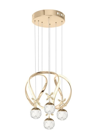 Eray Aydınlatma 1625-40 Sr 4 Toplu Gold Led Avize Sarı