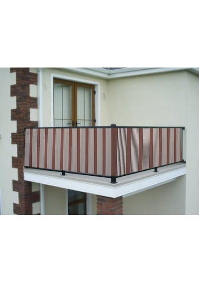 Gencer Home Balkon Demir Perdesi Kuş Gözü Kahverengi Ölçü Seçenekli Kahverengi
