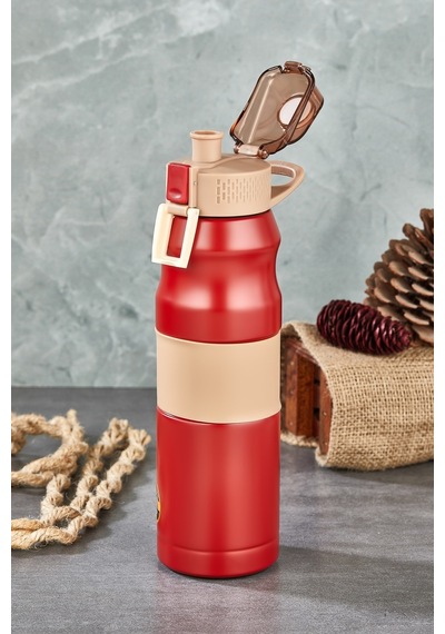 Cooker 700 Ml Paslanmaz Çelik Matara Termos Yk1204 Kırmızı
