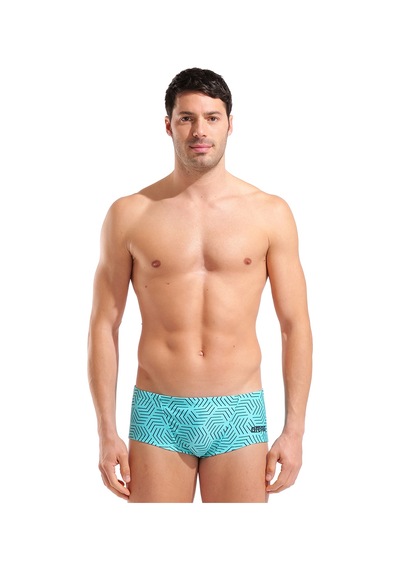 Arena Allover Swim Low Waist Short Erkek Mavi Yüzücü Düşük Bel Mayo 011888580