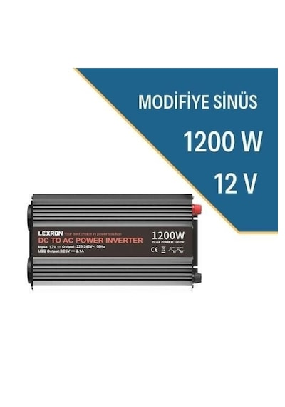 Lexron 1200w-12v Modifiye  Sinüs İnverter