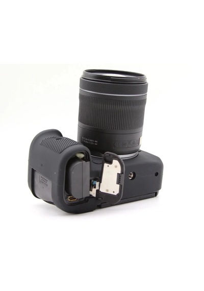 Mettzchrom Canon Eos R6 Mark Iıı Uyumlu Silikon Koruyucu Kılıf Siyah