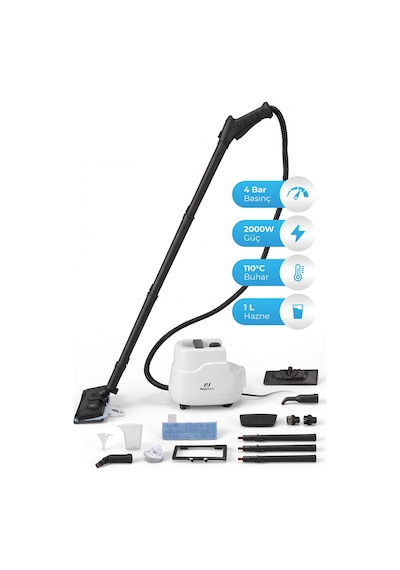 PiranTech CB-103A 2000 W Güçlü Buharlı Temizlik Makinesi
