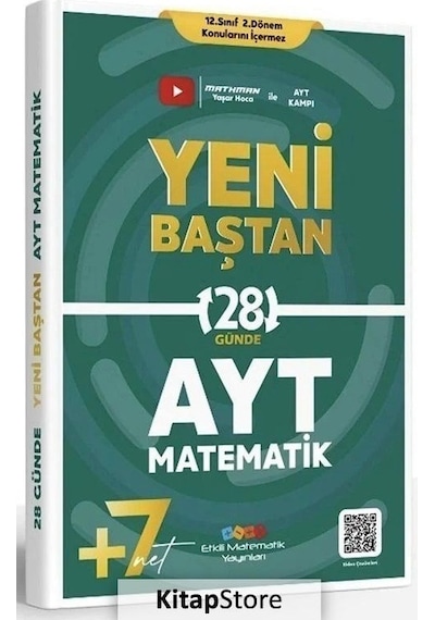 Yks Ayt Matematik 28 Günde Yeni Baştan Soru Bankası / Kolektif