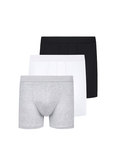 Laula 3'Lü Erkek Boxer Setleri %95 Pamuk Premium Collection