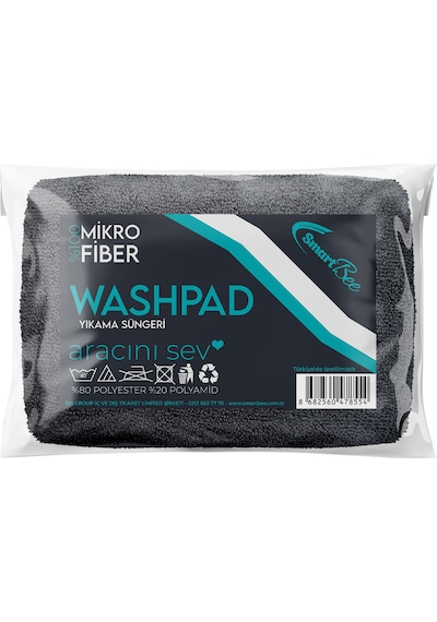 Smartbee Washpad Mikrofiber Oto Yıkama Süngeri