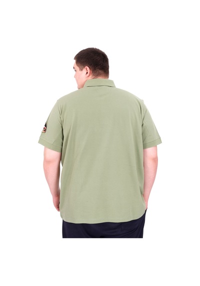 Mode Xl Büyük Beden Erkek Polo Yaka T-shirt Nakışlı U25307 Çağla Çağla Yeşili
