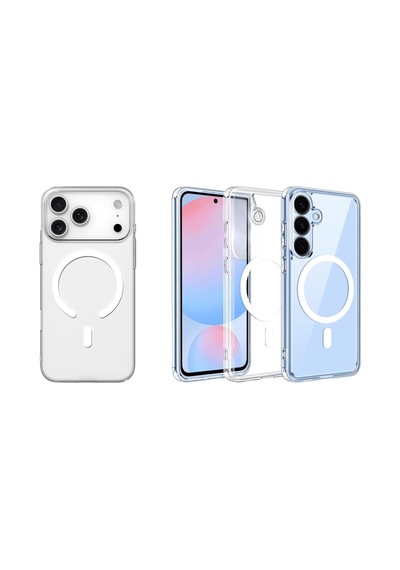 Magsafe İle Uyumlu Şeffaf, Kamera Çıkıntılı Korumalı Darbe Emici Kapak Kablosuz Wireless Şarj Destekli Silikon Telefon Kılıfı 7 Sku: Zeusb0fwc41q1s