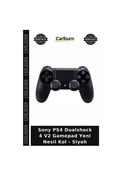 Sony Ps4 Dualshock 4 V2 Gamepad Yeni Nesil Kol - Siyah Konsol Kolu Kablosuz Kumanda Oyun Aksesuarı