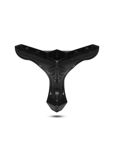 Badem10 Lukens Mobilya Kanepe Masa Sehpa Puf Ayağı Siyah Baza Ayak 14 Cm 4 Adet 6395751