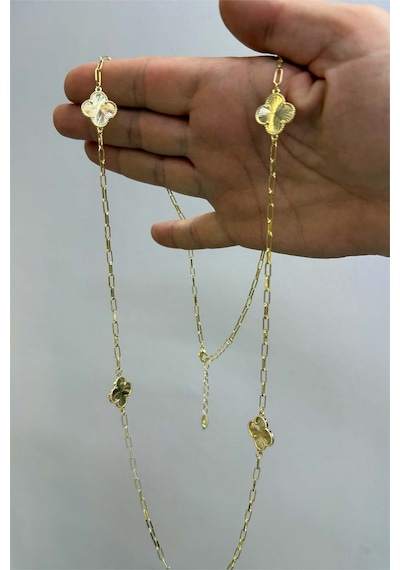 Yonca Kolye 90 Cm Altın