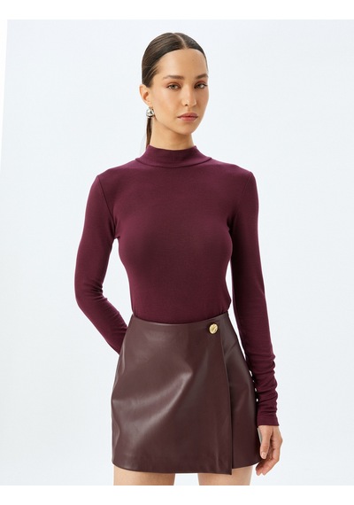 Koton Slim Fit Alttan Çıt Çıt Düğme Kapamalı Dik Yaka Viskon Uzun Kollu Body Bordo 5wak50224ek Bordo Koton Slim Fit Alttan Çıt Çıt Düğme Kapamalı Dik Yaka Viskon Uzun Kollu Body Bordo 5wak50224ek Bordo