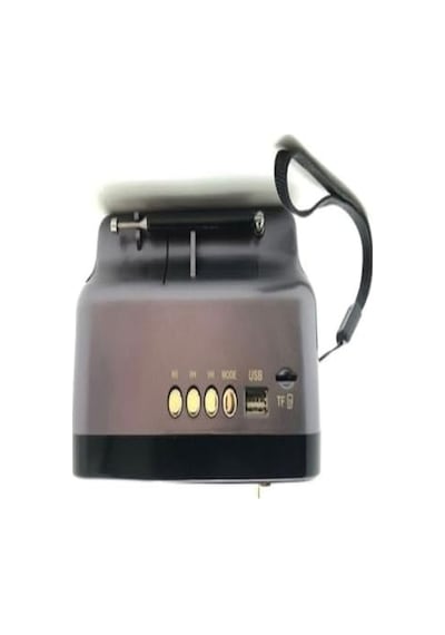 Md-308bt Işıklı Retro Görünümlü Nostaljik Radyo Bluetooth Hoparlör - Kırmızı Renk
