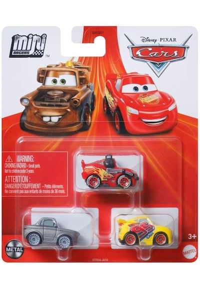 Cars Mini Karakter Arabalar Üçlü Paket Htr04 Çok Renkli