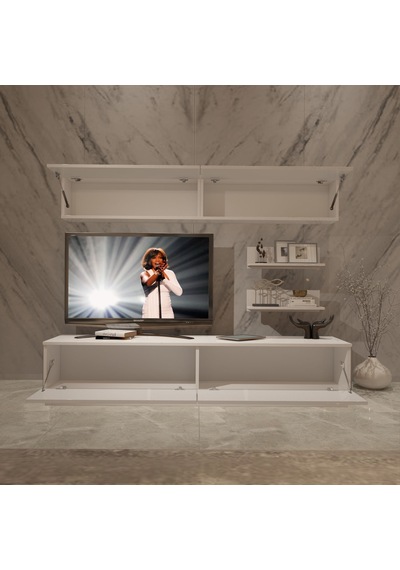 Decoraktiv Eko 5b Slm Std Tv Ünitesi Tv Sehpası Beyaz