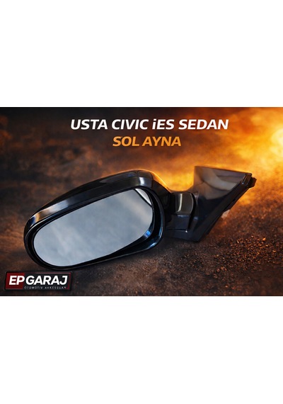 Honda Civic İes 1996-2001 Model Sedan Uyumlu Sol Ayna