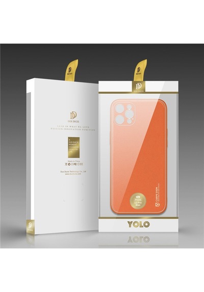 Dux Ducis Apple Uyumlu iPhone 12 Pro Max 6.7 Kilif Yolo Series Premium Arka 157083876 - Renk / Kirmizi