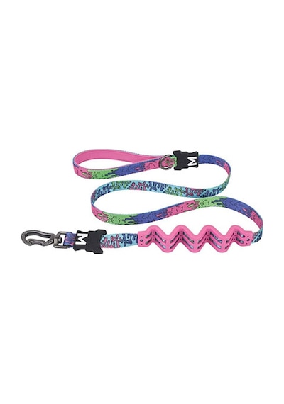 M-pets Urban Style Lava Köpekler İçin Şok Emici Gezdirme Kayışı Medium 2x120 Cm 244-58054.01 Çok Renkli