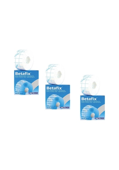 Betafix Fix Flaster Esnek Sabitleme Bandı 5 M x 2.5 CM 3 Adet