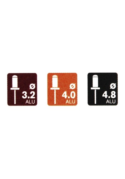 Rapid Rp60 360 Döner Başlı Perçin Pensesi 3.2, 4.0, 4.8 Mm
