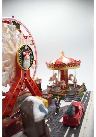 Waldern Premium Collection Dekoratif Lunapark Temalı Yılbaşı Süs 38 28 Cm