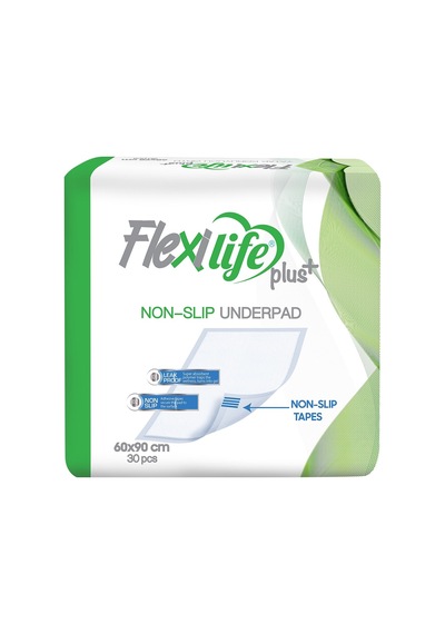 Flexi Life Plus Kaydırmaz Bantlı Yatak Koruyucu 60x60 Cm 2'li Ekonomik Paket - 2 Adet Tarı