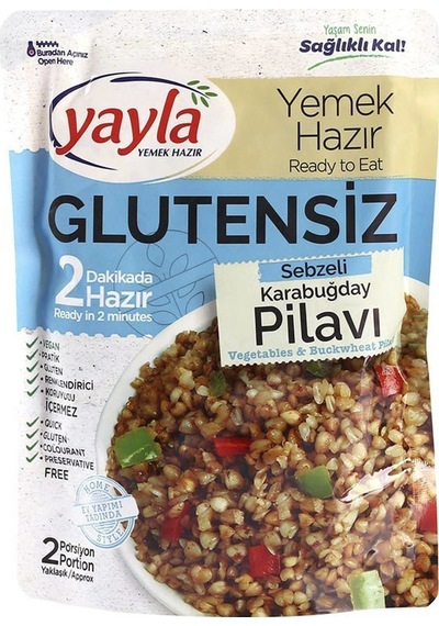Yayla Glutensiz Sebzeli Karabuğday Pilavi 250 G