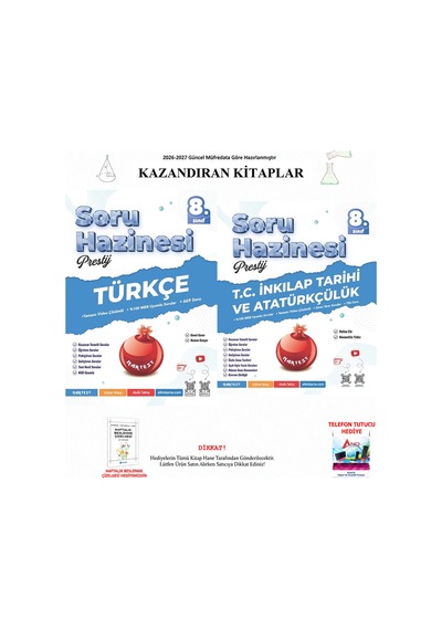 Nartest 8. Sınıf Türkçe Ve İnkılap Soru Hazinesi 2 Kitap Seti