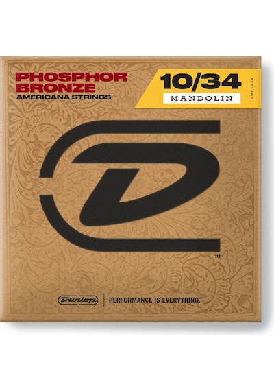 Jim Dunlop Dmp1034 Phosphor Bronze Mandolin Teli 10/34