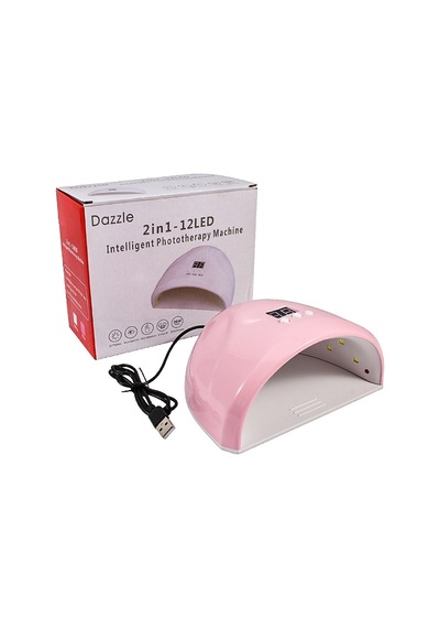 Akıllı 3 Kademeli Ultraviyole 12 Led Mor Işık Oje Kurutucu
