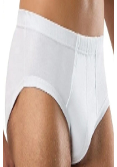 Erdem Riban Erkek Slip %100 Pamuk 3 'lü Paket Beyaz