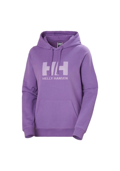 Helly Hansen W Logo Hoodıe Kapişonlu Mor