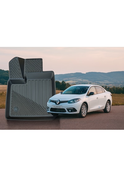 Renault Fluence 2009-2016 Uyumlu 3d Oto Paspas Premium