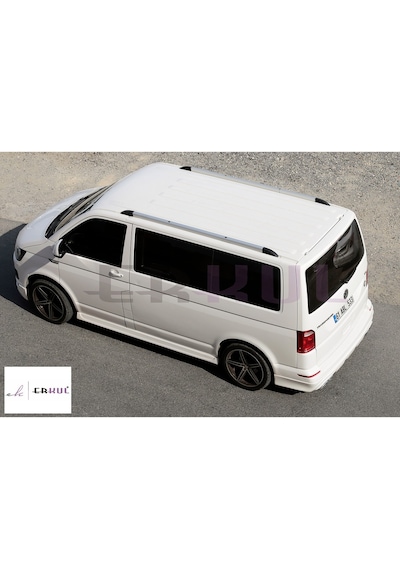 Erkul Ford Tourneo Custom Short (Kısa) 2013-2023 Tavan Çıtası Flush Gri
