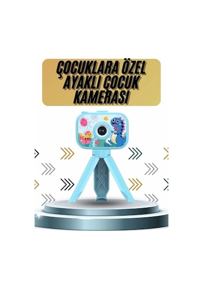Ayaklı Çocuk Kamerası Tripodlu Mini 1080p Hd Çocuk Kamera
