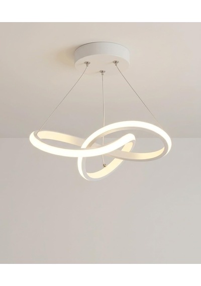 Lzy Avize Store Modern Led Avize, Beyaz, Sarkıt Tasarım, Salon, Mutfak Ve Antre İçin Şık Aydınlatma Diğer