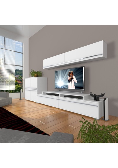 Decoraktiv Ekoflex 6y Mdf Tv Ünitesi Tv Sehpası Beyaz