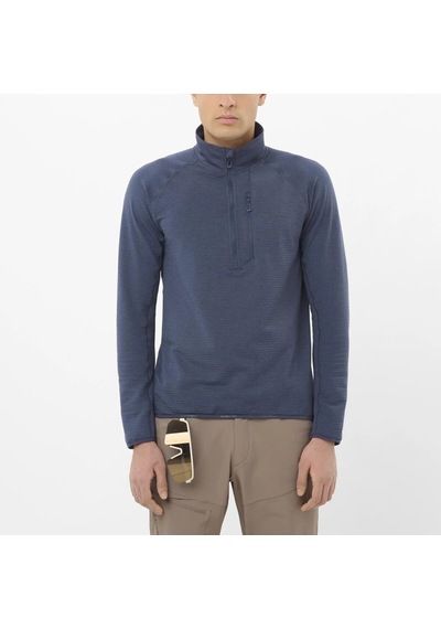 Salomon Sntıal Lıghtwarm Hz M Erkek Blue Nights// Fleece Lc2645900 Lacivert