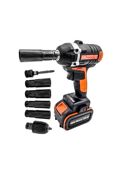 Moonshop 48V Profesyonel 3'lü Set Kırıcı Delici Somun Sıkma Taşla