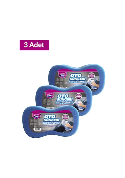 Oto Süngeri Üçlü Set