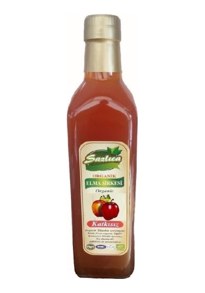 Sazlıca Organik Elma Sirkesi 500 ML