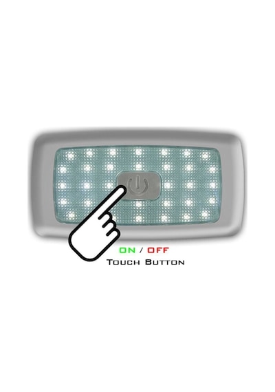 Sanel Led Lamba 12Volt 34 Ledli İç Aydınlatma Dokunmatik Sıcak Be
