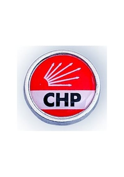 Yörük Tasarım Chp Cumhuriyetçi Halk Partisi Damla Mineli Yaka Rozeti