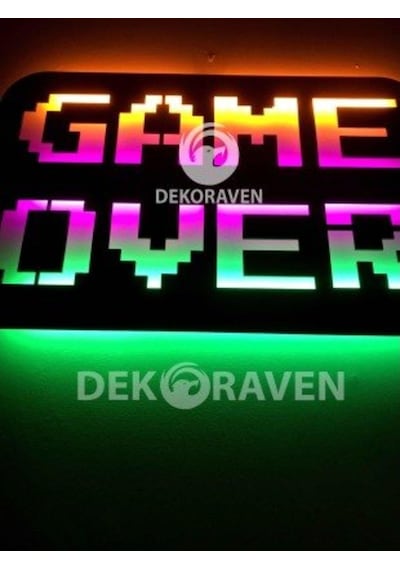 Game Over Led Işıklı Tablo (523524613) Game Over Led Işıklı Tablo (523524613)