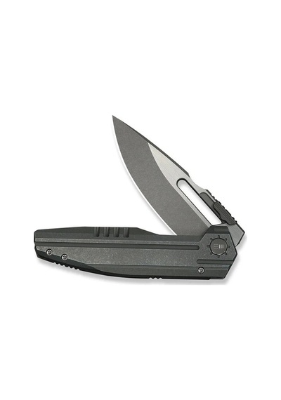 We Knife Limited Reveille Olive Gray Titanium Handle Gray Stonewashed Bohler M390 Blade, Satin Flat Limited Edition 200 Pcs Çakı Gri We Knife Limited Reveille Olive Gray Titanium Handle Gray Stonewashed Bohler M390 Blade, Satin Flat Limited Edition 200 Pcs Çakı Gri
