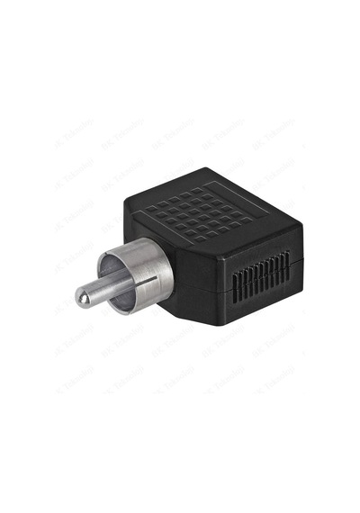 RCA Erkek to 2x3.5mm Mono Çevirici Adaptör