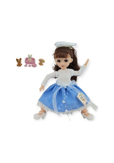 Anbibi Premium Bebek Hareketli Aksesuarlı - Wx197-1-mavi Lisinya