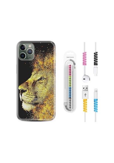 Apple Uyumlu iPhone 11 Pro Kılıf Kablo Koruyuculu Leon 1323