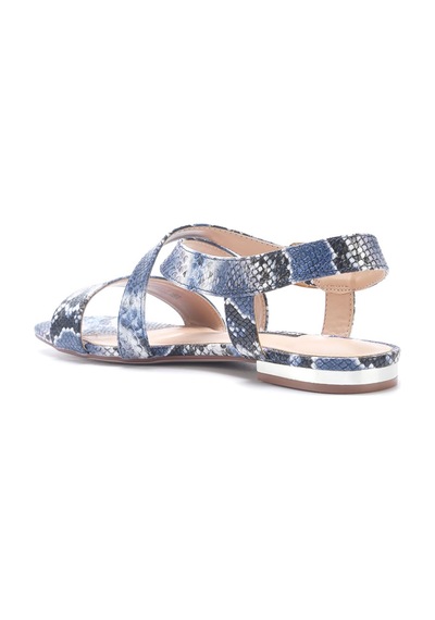 Nine West Etrına2 5fx Mavi Kadın Düz Sandalet 000000000101928726 Mavi